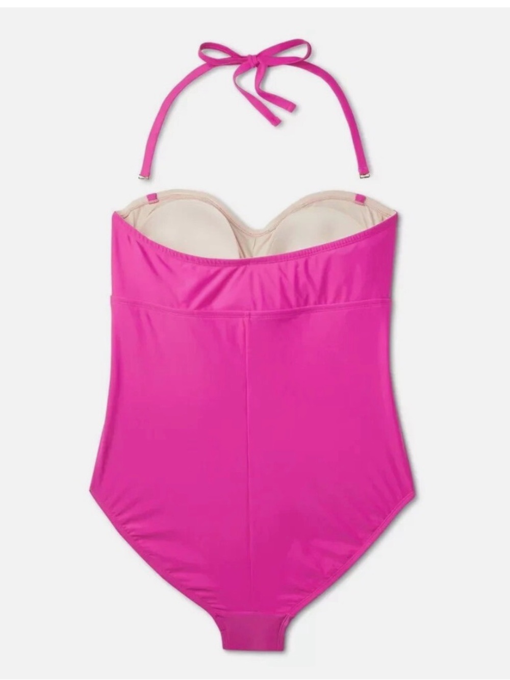 Kona Sol Pink Twist Front Swimsuit with Tummy Control Size 18 New With Tags - Picture 2 of 9
